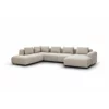 Coltar Modular Rossonero Set 4,  390x218x160x70 h cm, Stofa Beige picture - 2