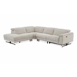 Coltar Montmarte cu Recliner Electric, 300x251 cm, Stofa Beige