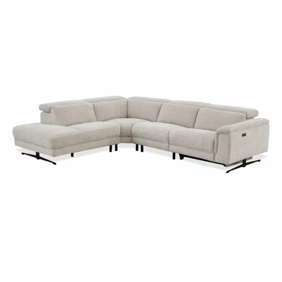 Coltar Montmarte cu Recliner Electric, 300x251 cm, Stofa Beige picture - 2