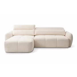 Coltar Nuti Cu Sezut Glisant Actionare Electrica, 294x170x79-95 h cm, Stofa, Beige