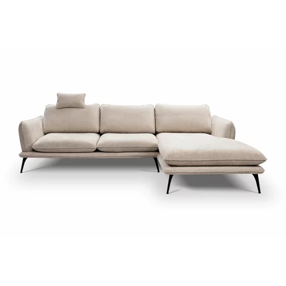 Coltar Portimao, 279x194x71-83 cm, Stofa, Beige picture - 5