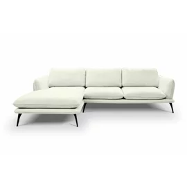 Coltar Portimao, 279x194x71x83 cm, Stofa, Crem Deschis