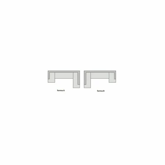 Coltar Portimao Forma U, 364x248x86 h cm, Stofa, Verde picture - 5