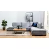 Coltar Tulip Dreapta, cu Taburet, 313x193x80 cm- Dark Grey picture - 1