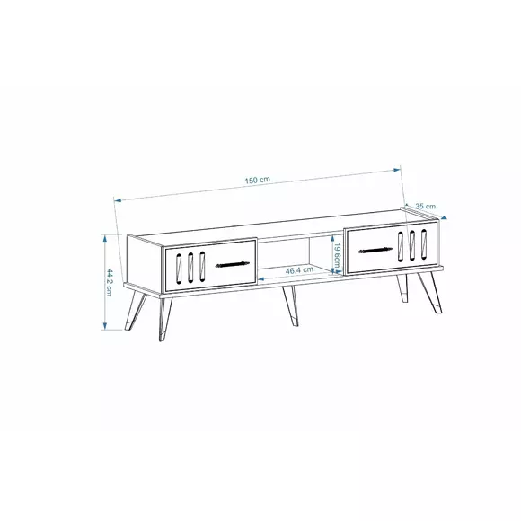 Comdoa TV Junes, 150x35x44.2 cm - Alba picture - 5