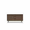 Comoda 2 Usi + 3 Sertare, Amaro, Sistem De Iluminat tip Led Inclus, 153.5x40x82.6 h cm, Pal Melaminat/MDF, Stejar Dunin picture - 5