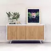 Comoda 4 Usi - Nossa, 140x40x86 cm - Alb/Stejar picture - 2