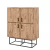 Comoda 4 Usi Quantum Solo, 93x36x115 cm, Pin Atlantic picture - 5