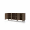 Comoda Amaro 4 Usi, Sistem de Iluminat tip Led Inclus, 183.3x40x82.6 h cm, Pal Melaminat/MDF, Stejar Dunin picture - 5