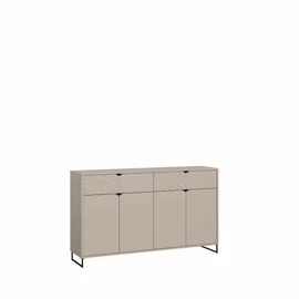 Comoda Caseres TYP40, 4 Usi + 2 Sertare,  157x38x93 h cm, Pal Melaminat/MDF, Casmir
