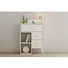 Comoda cu Sertare Star, 64x40.3x94.6 cm - Alba picture - 1