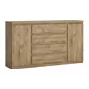 Comoda Fribo FRIK03, 2 Usi + 4 Sertare, 165.4x40x92.9 h cm, Pal Melaminat, Stejar Ribbeck Auriu picture - 1