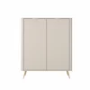 Comoda Lante 2 Usi, 113.2x38x134.1 cm, MDF, Beige picture - 2