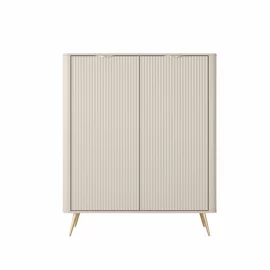 Comoda Lante 2 Usi, 113.2x38x134.1 cm, MDF, Beige