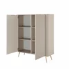 Comoda Lante 2 Usi, 113.2x38x134.1 cm, MDF, Beige picture - 5