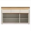 Comoda Naxxar NAXK02, 3 Usi + 3 Sertare, 149x39.6x89.3 h cm, Pal Melaminat/PVC, Stejar Piatra/Casmir picture - 2