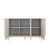 Comoda Ovalio 3 Usi, TYP 830,  164.6x42.3x85.4 h cm, Pal Melaminat/MDF, Beige Nisip picture - 4