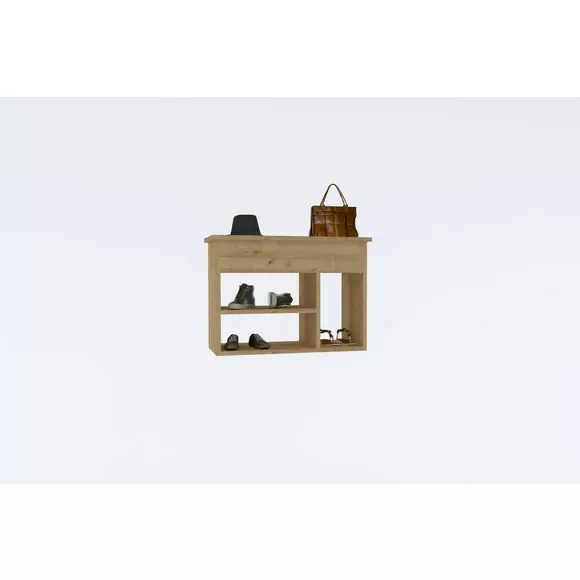 Comoda Pantofi Furnas, 70x31x50 cm - Stejar picture - 3
