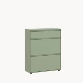 Comoda Pentru Hol Zapato, TYP ZAPGK1 75x35.3x96.8 h cm, Verde Salvie