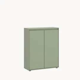 Comoda Pentru Hol Zapato, TYP ZAPGK2 75x35.3x96.8 h cm, Verde Salvie