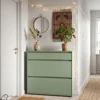 Comoda Pentru Hol Zapato, TYP ZAPGK3 111.5x35.3x96.8 h cm, Verde Salvie picture - 5