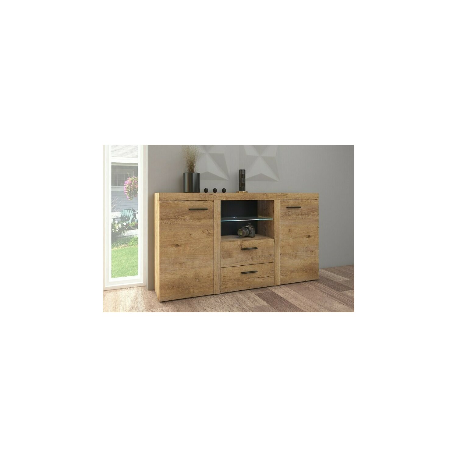 Comoda rumba 2f 2s stejar lefkas