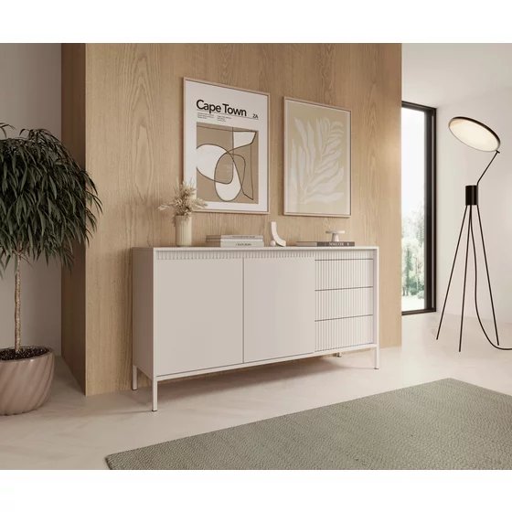 Comoda Senso, 153-2D3S, 153.5x39.5x81.4 cm, MDF picture - 1