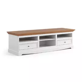 Comoda TV Belluno Elegance, PL010, 2 Sertare, 167x53x53 cm, Lemn Masiv