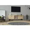 Comoda TV Elton, 160x29x50 cm - Stejar picture - 1