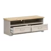 Comoda TV Flandra, 124x47x44 h cm, Pal Melaminat/MDF Casmir/Stejar Mauvella picture - 3
