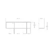 Comoda TV Folsom, 140x29x45 cm - Nuc picture - 4