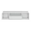 Comoda TV Fribo FRIF01, 2 Usi + Sertar, 165.4x45x51.1 h cm, Pal Melaminat, Alb Alpin picture - 2