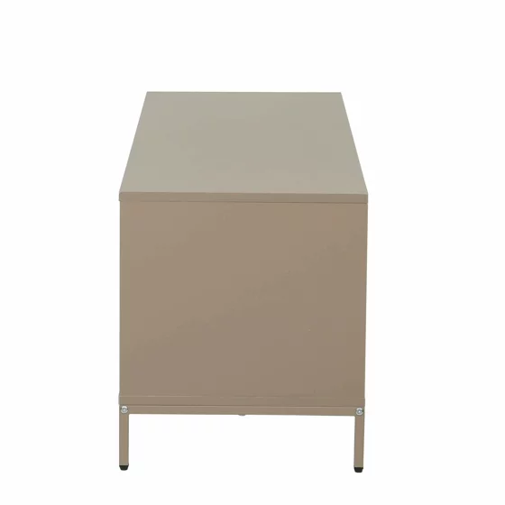 Comoda TV Lund C, 120x40x46 CM, Metal/Pal Melaminat, Taupe picture - 3