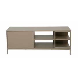 Comoda TV Lund C, 120x40x46 CM, Metal/Pal Melaminat, Taupe