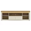 Comoda TV Naxxar NAXF02, 2 Usi + 2 Sertare, 194x39.6x62.5 h cm, Pal Melaminat/PVC, Stejar Piatra/Casmir picture - 2