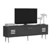 Comoda TV Paradise, 140x29.6x45 cm - Antracit/Silver picture - 3