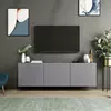 Comoda TV WHITE, 150x31x44 cm - Antracit picture - 1