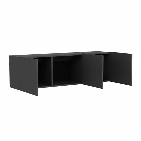 Comoda TV WHITE, 150x31x44 cm - Antracit picture - 7