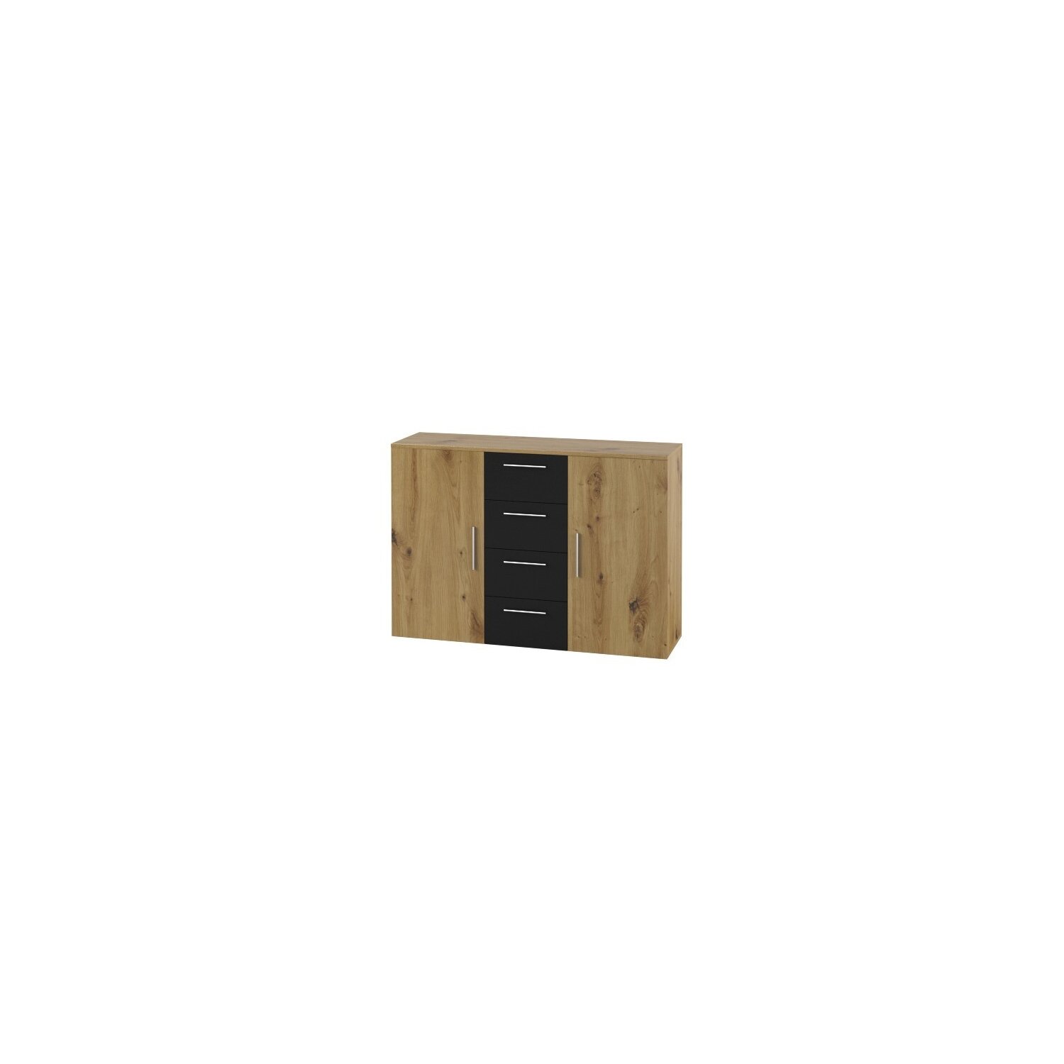 Comoda venus stejar artisan/negru