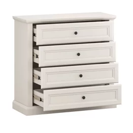 Comoda Verona 4 Sertare, 94x37.5x90 h cm, Pal Melaminat/MDF, Casmir