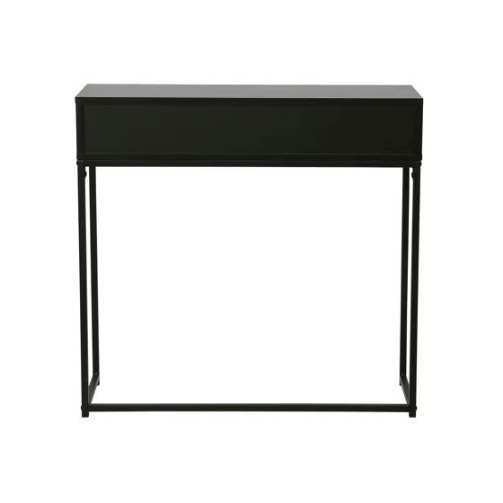 Consola Mersburg, 80x28x76.5 h cm, Metal/Pal Melaminat, Neagra picture - 4