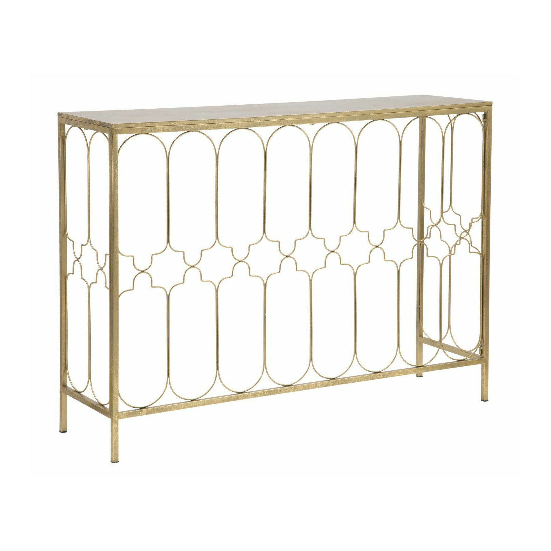 Consola, roma1833, auriu, metal, 81.25x112x31 cm