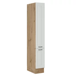 Corp Inalt tip Cargo pentru Bucatarie Stina, Front MDF, Stejar Artisan/Alb
