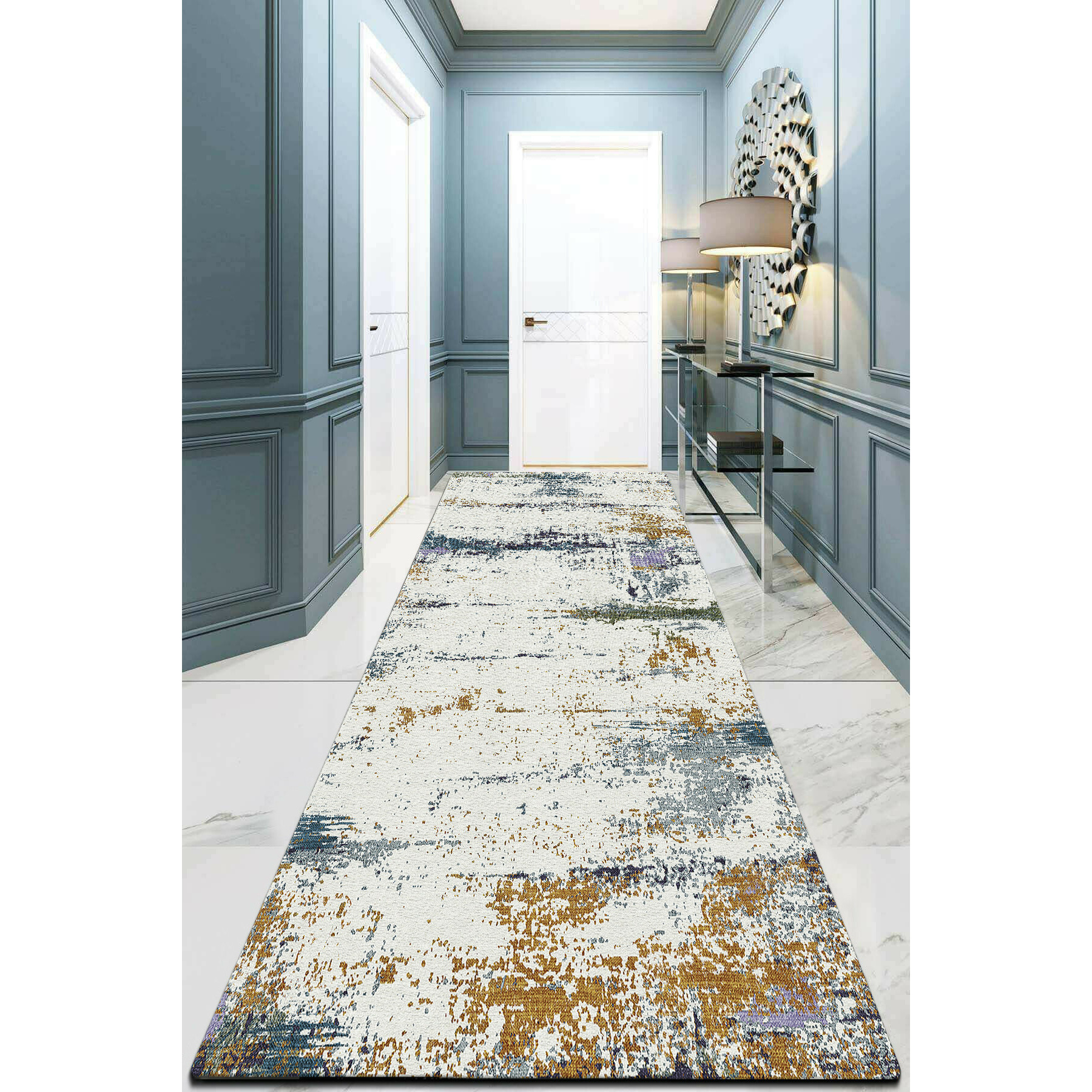 Covor aruba 1242,traversă, 80x200 cm, multicolor