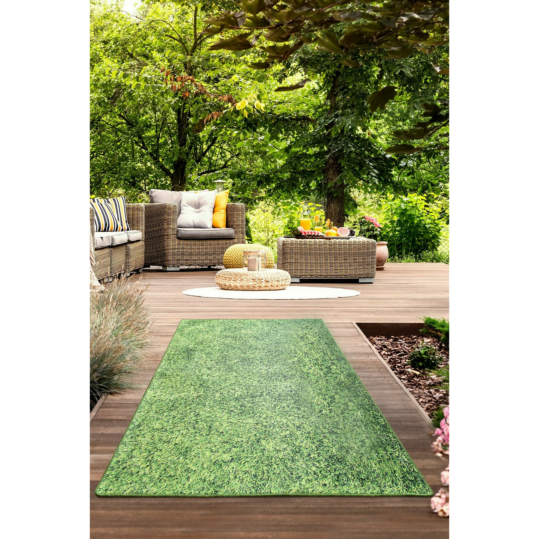 Covor aruba 1258, 160x230 cm, verde