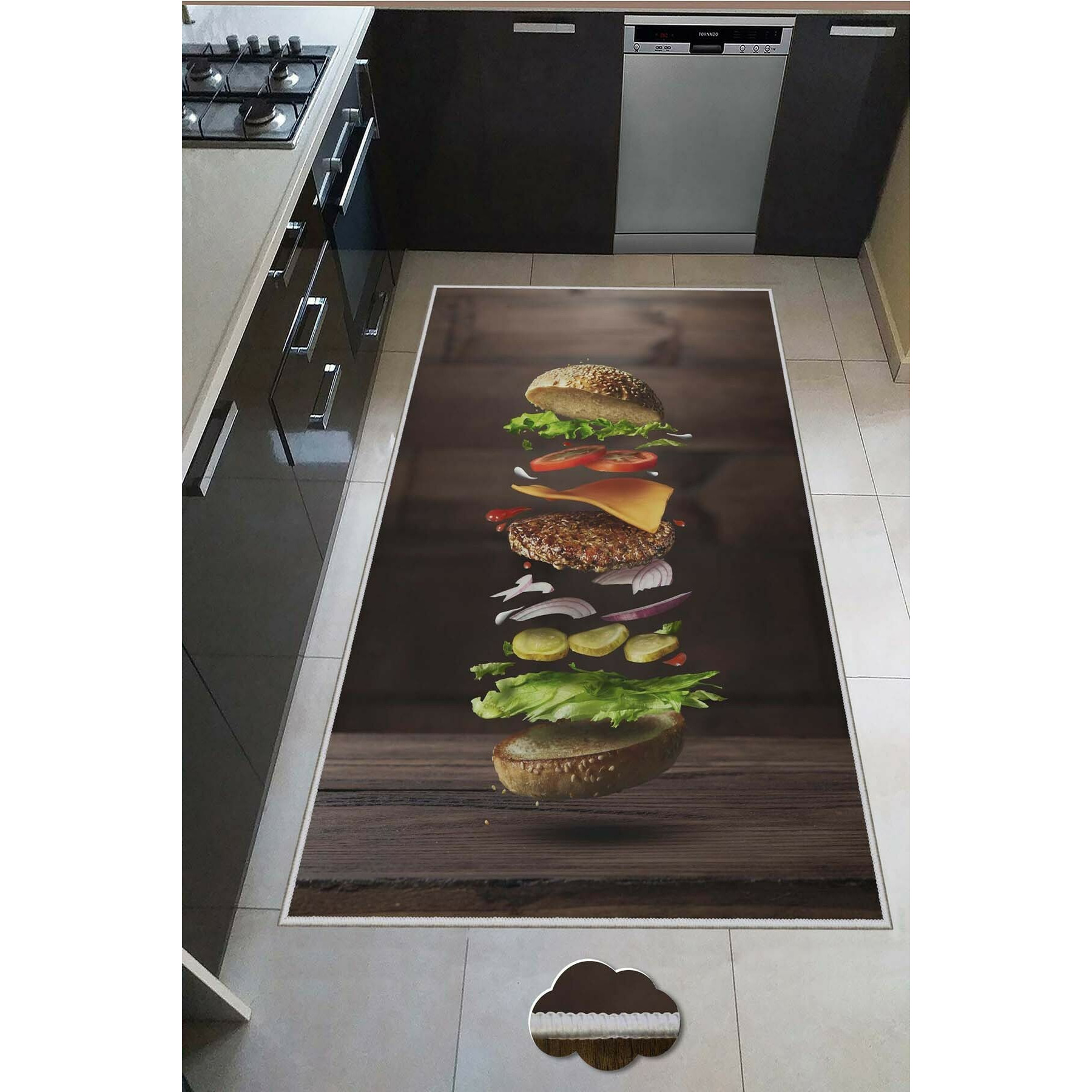 Covor aruba 1274, 80x150 cm, multicolor