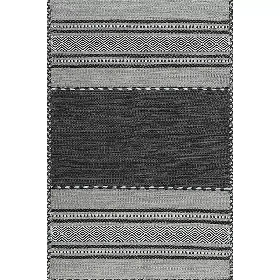 Covor Aruba 1379, 60x100 cm, Negru, Gri picture - 2