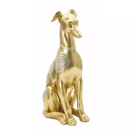Decoratiune Caine, Roma1075, Auriu, Poliresina, 29x19.8x10 cm