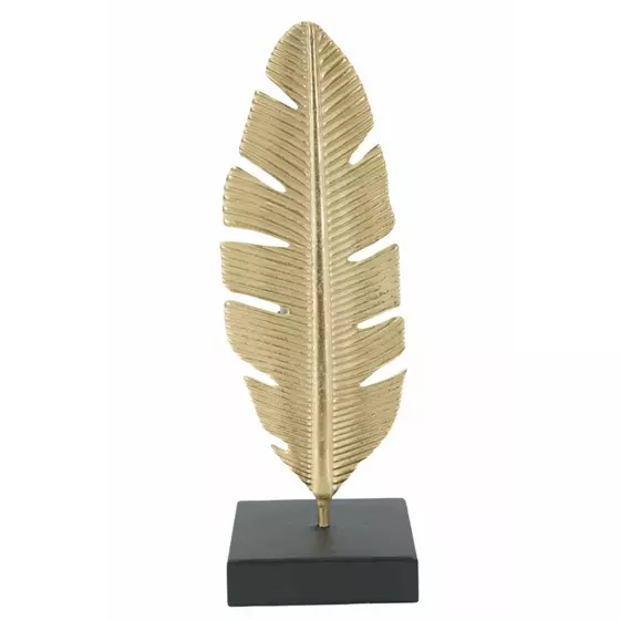 Decoratiune Glam, Roma1010, Auriu si Negru, 30x10x10 cm, Metal picture - 2