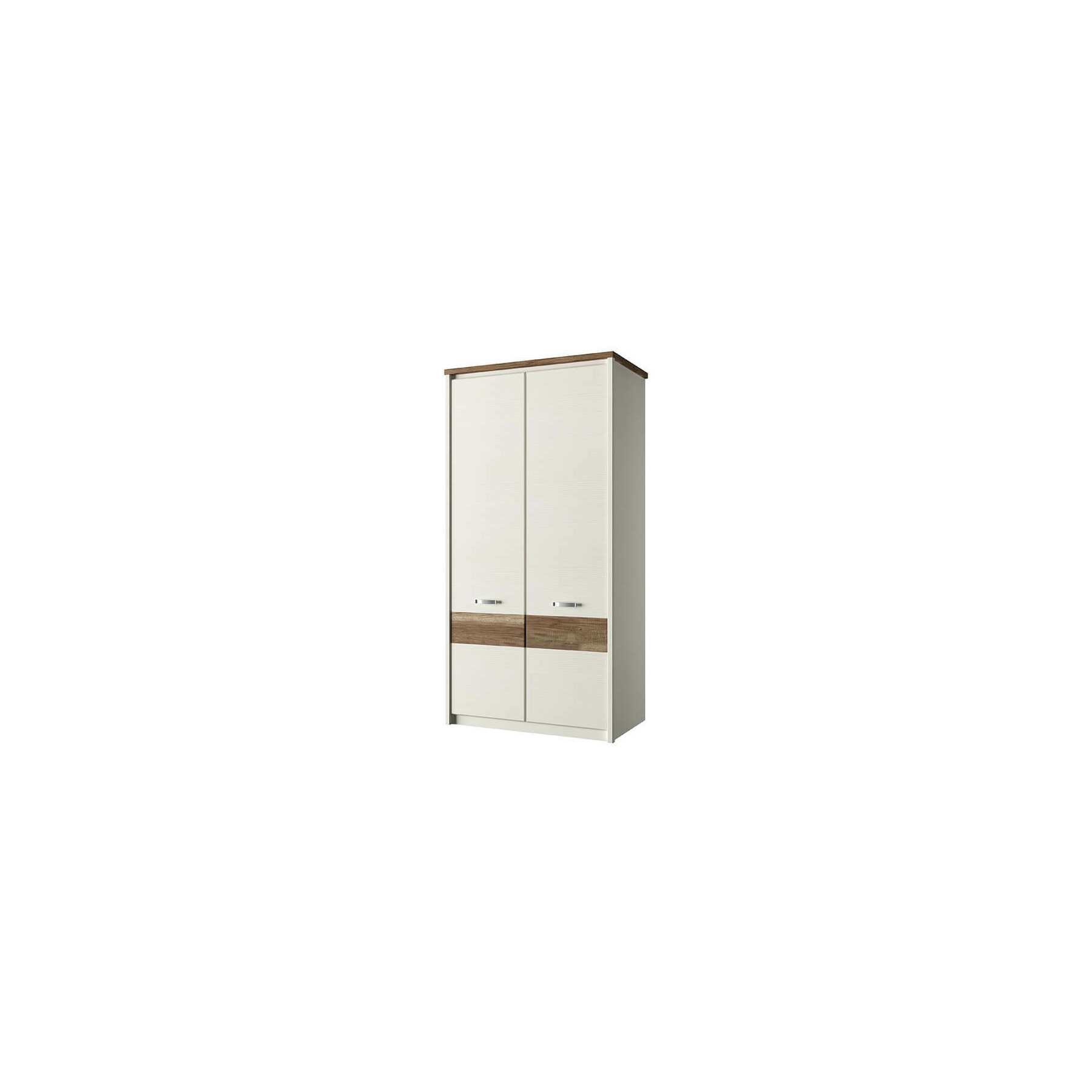 Dulap 2 usi provence 2dg, 106x61x210 cm, crem woodline/stejar country